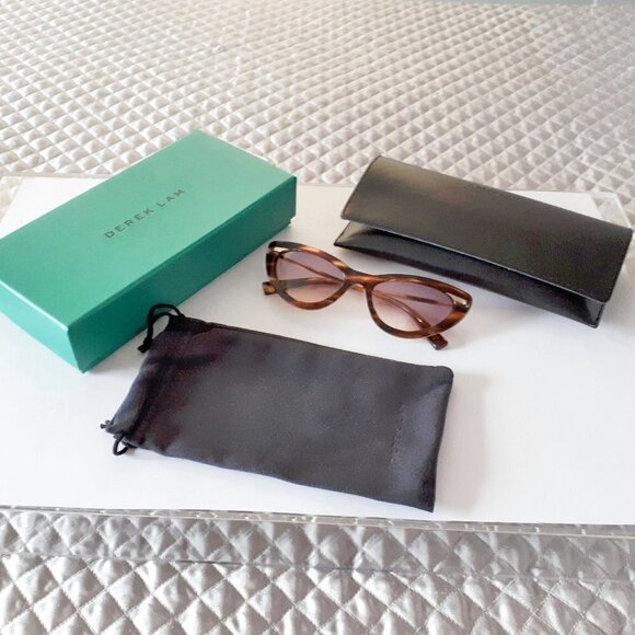 NWT Derek Lam tortoise shell cat eye sunglasses - Picture 8 of 12